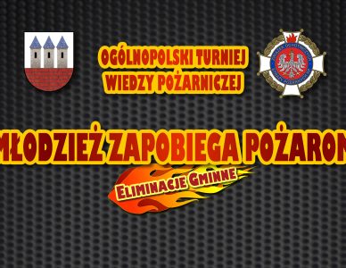 MŁODZIEŻ ZAPOBIEGA POŻAROM – KONKURS
