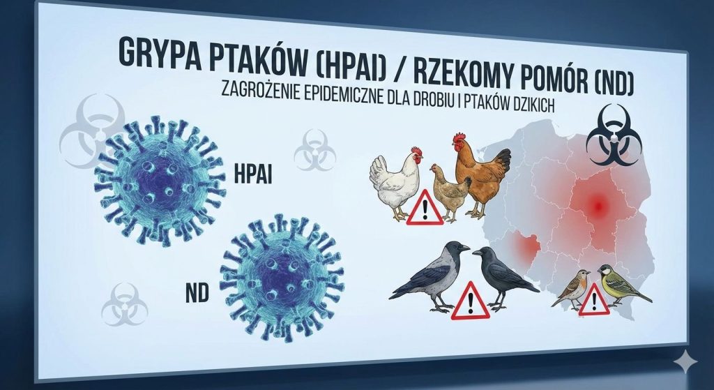 PRZECIWDZIAŁANIE ROZPRZESTRZENIANIU SIE GRYPY PTAKÓW (HPAI)