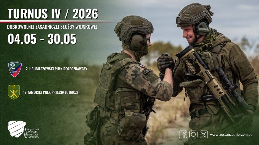 DOŁĄCZ DO IV TURNUSU DOBROWOLNEJ ZASADNICZEJ SŁUŻBY WOJSKOWEJ